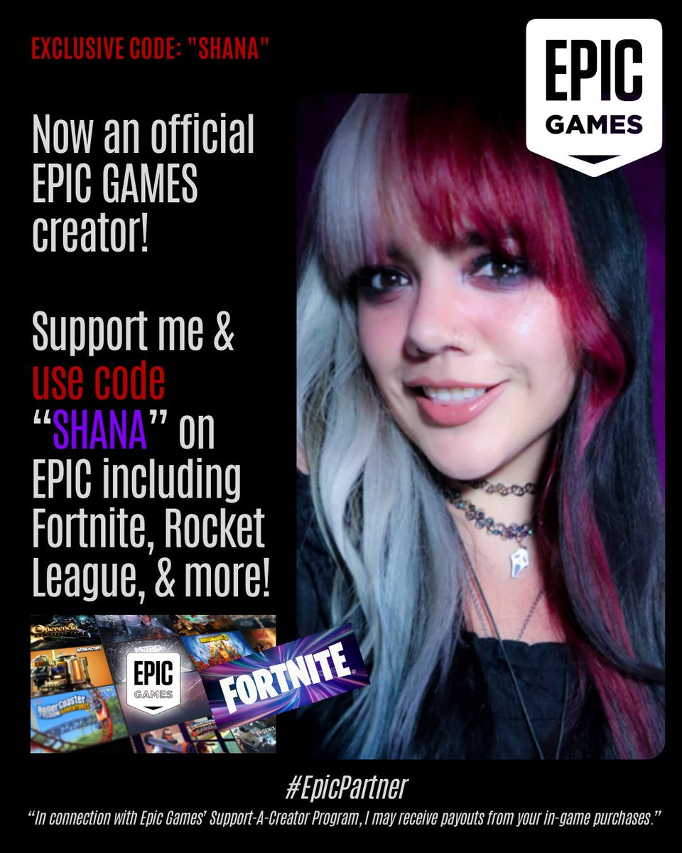 ShanaAgain's tweet image. Use code โSHANAโ on EPIC games now! Support Indigenous Creators ๐ค
#EpicPartner