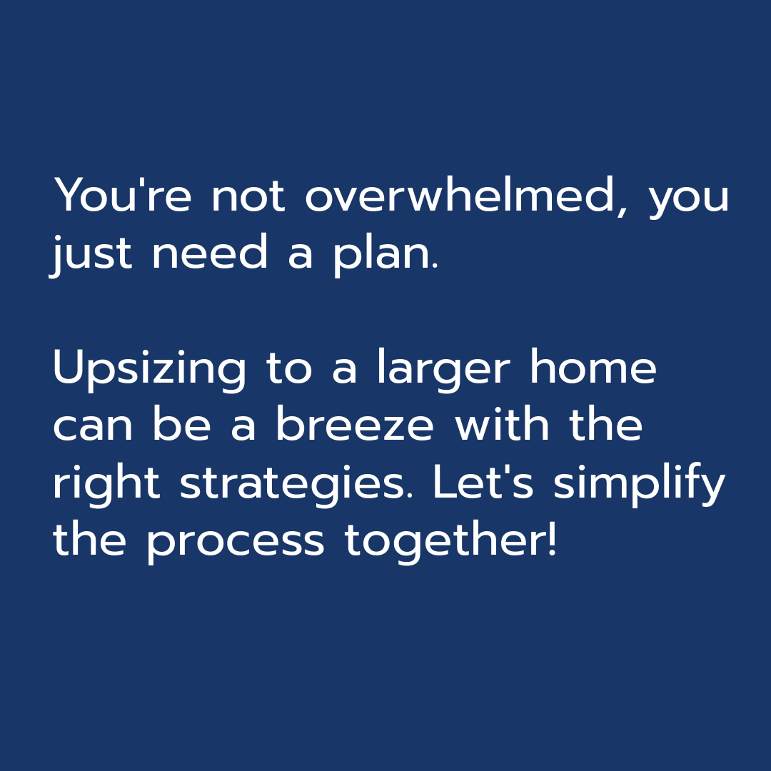 Feeling cramped in your current space? 😅 I've got tips to help you level up to a bigger home without the stress. 🏡✨ Share your upsizing dreams or tag a friend who's looking to expand! And if you're ready to take the next step, DM me to talk about your dream home. 🗝️ #DreamHome