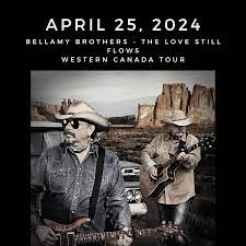 Country Music on the Road:
⭐ When - April 25, 2024
⭐ Who - @BellamyBrothers 
⭐ Tour - 'The Love Still Flow Western Canada Tour'
⭐ Venue - Key City Theatre
⭐ Where - Cranbrook, BC Canada