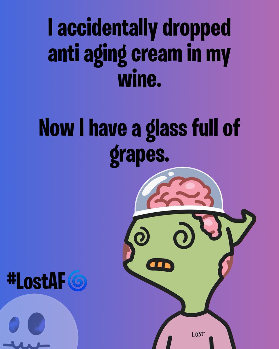 Here’s your @LongLostNFT Joke of the Day!! #GetLost #StayLost #LostAF
😵‍💫🌀