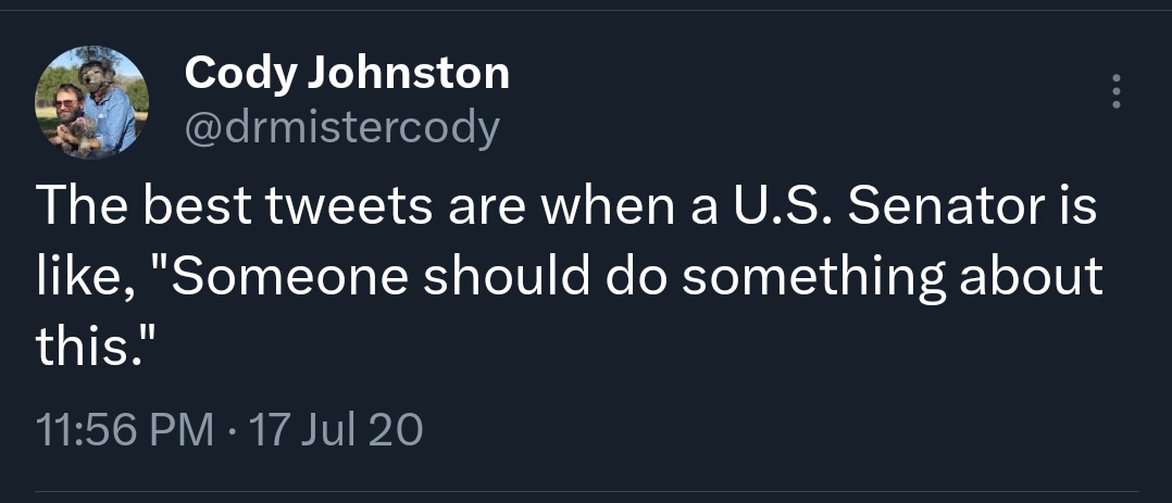 Cody Johnston tweet media