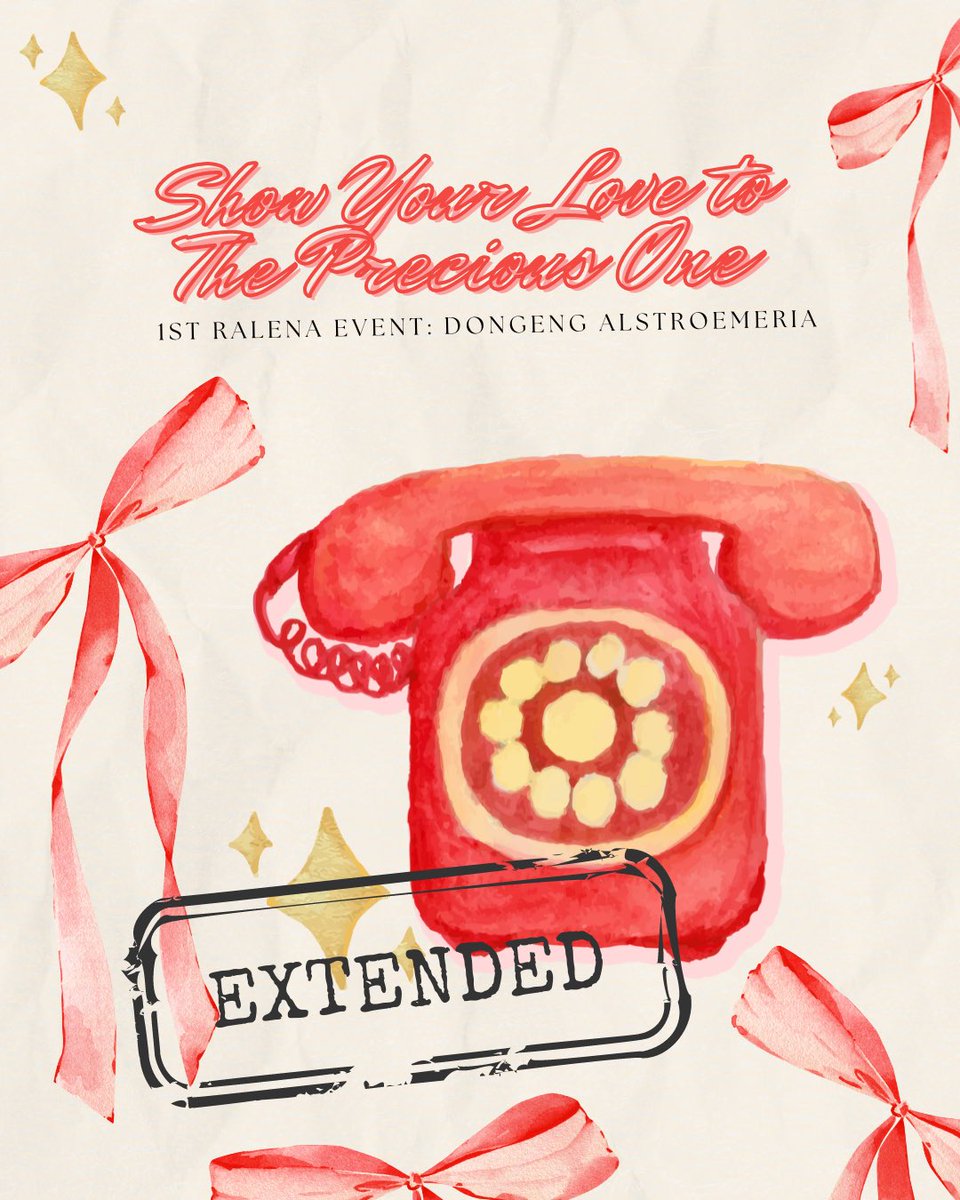 Rumah Ralena kemarin digedor-gedor nih sama foRae😫 Katanya pada minta diperpanjang waktu buat nulis karena kemarin pada galau mau mulai dari mana nulisnya. 

Setelah minRae diskusi sama Ralena, akhirnya kita putusin buat memberikan perpanjangan waktu🥳