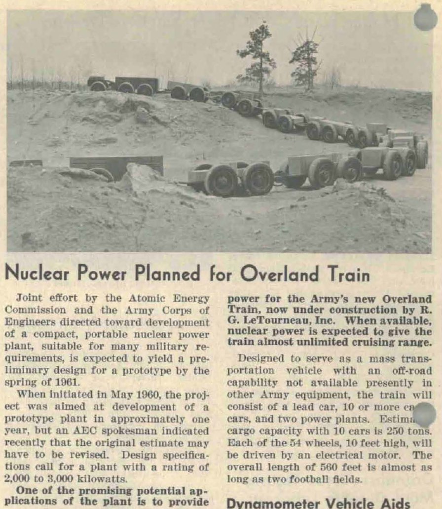 Anyone want to bring back nuclear-powered overland trains?  

asc.army.mil/docs/pubs/alt/…