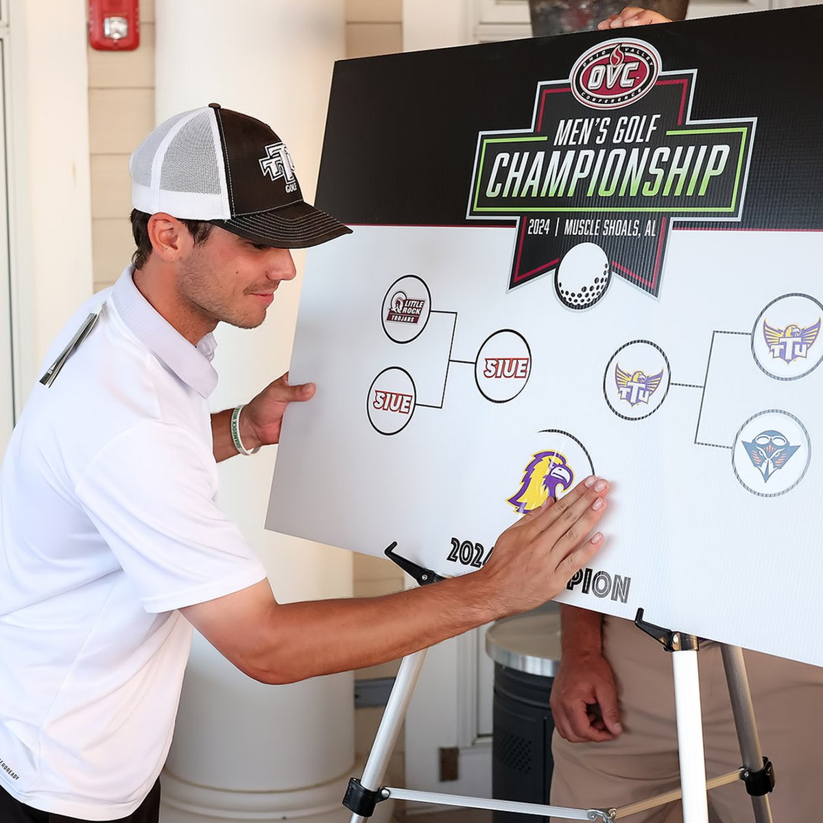 TTUGolf's tweet photo. This just gives us all the feels...

OVC CHAMPS!!!

#WingsUp #OVCit https://t.co/MdJYdTbAVE