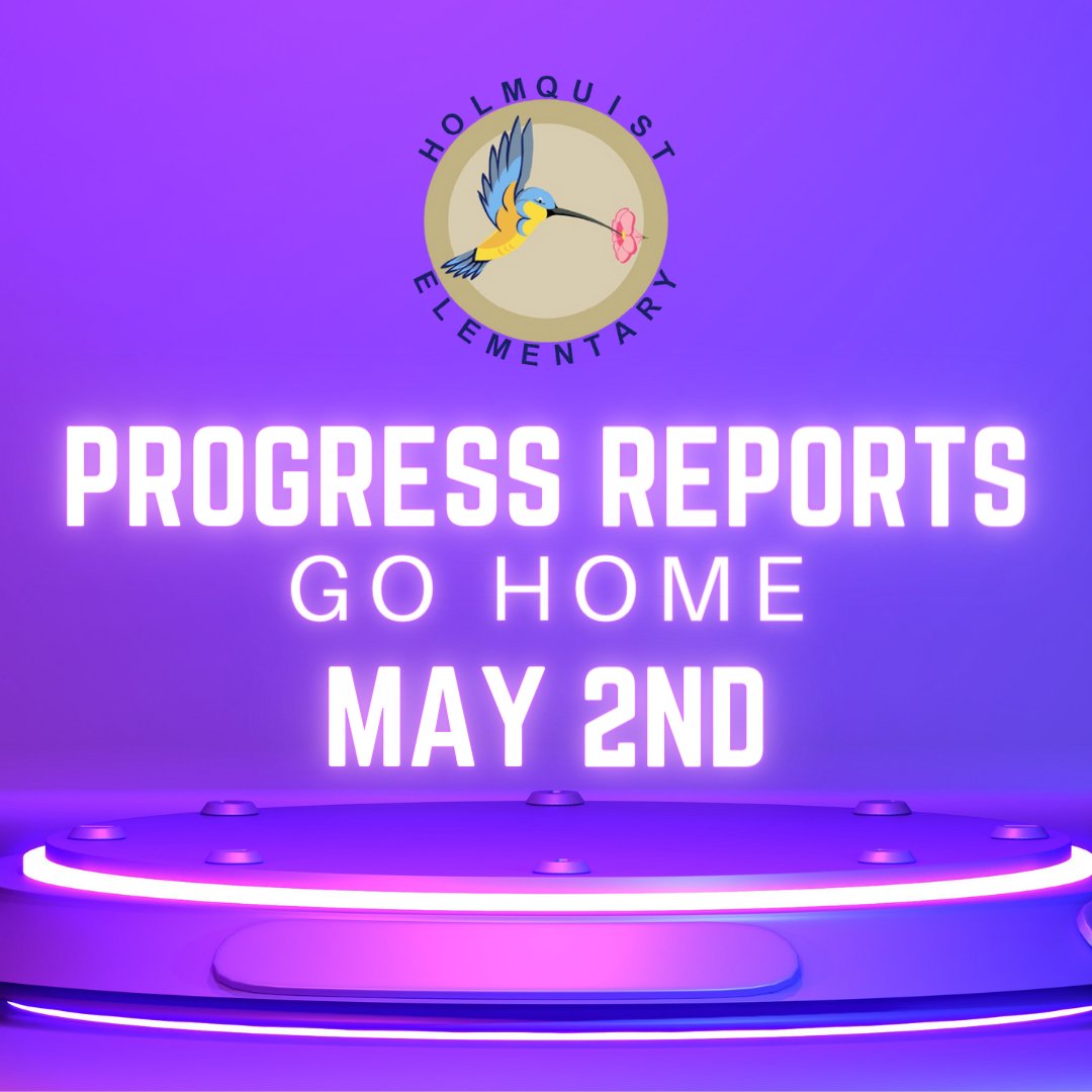 📊 Mark your calendars! Progress Reports are heading home on 5/2. Stay tuned for insights into your child's academic journey and celebrate their growth! 📷#ProgressReports #AcademicUpdate @kimtoneyHMQ