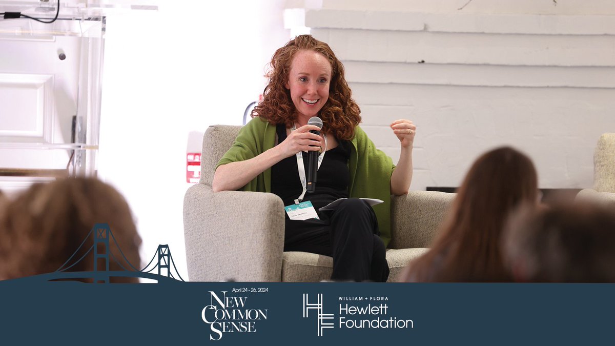 Hewlett_Found's tweet photo. Economy + Society Director @jennifermharris welcomes attendees to the next several days of “discussion and debate about the emerging ideas that may be capable of eventually replacing neoliberalism as a new common sense.” #NewCommonSense https://t.co/NKEtALe84V