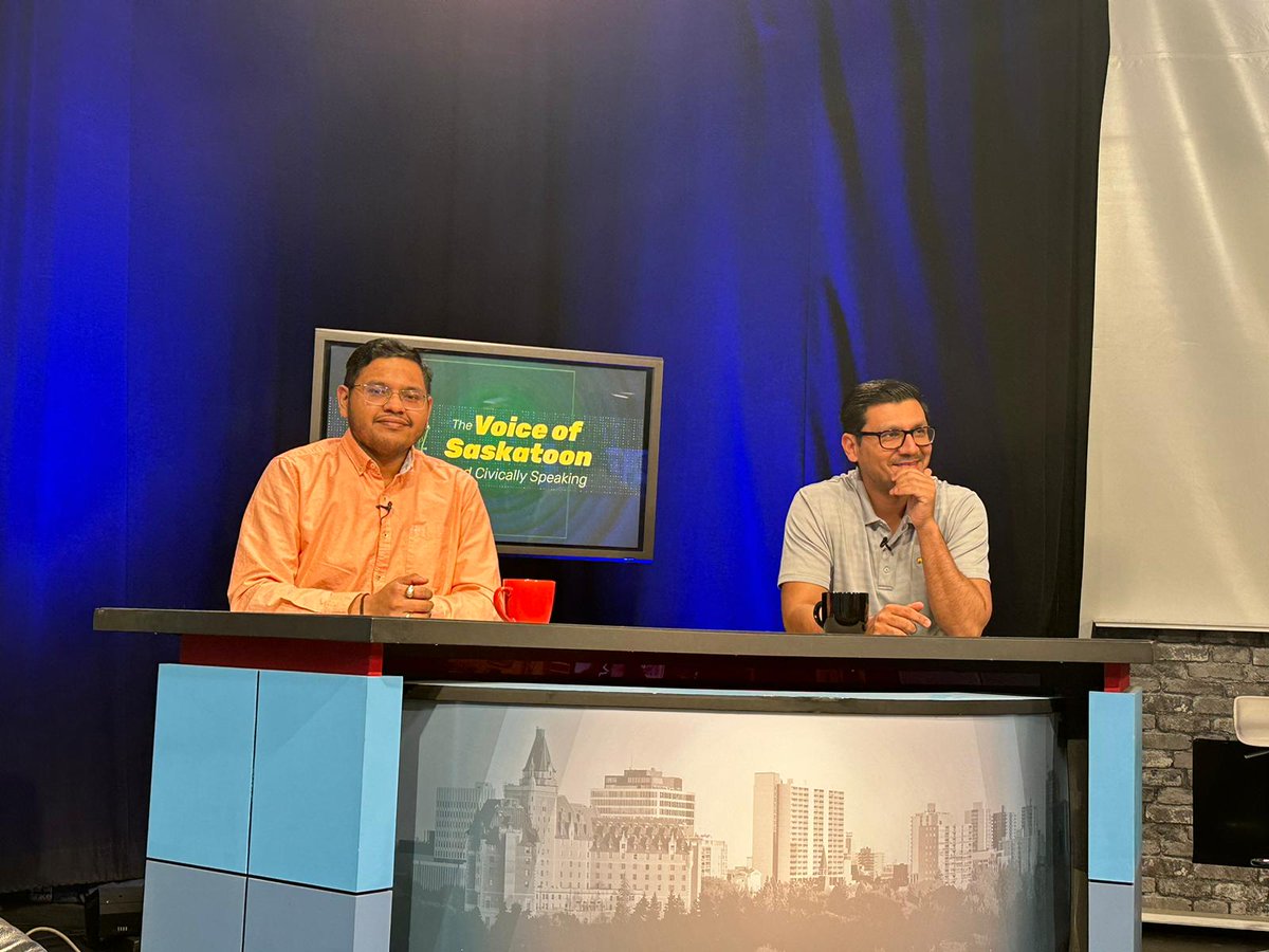 AhmedsRash's tweet photo. Today's episode of @VoiceOfSask  was enlightening as we delved into a deep discussion on the healthcare system. We covered important topics and perspectives, shedding light on the challenges and opportunities within our healthcare system. Stay tuned
#yxe #localshows @ShelaHirani https://t.co/lNfgJPwMEY