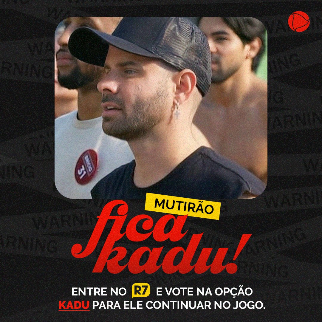 kdurodriguesofc's tweet photo. 🐍 MUTIRÃO FICA KADU INICIADO 🐍
 
📲 A cada 10 votos, comente um EMOJI.
 
⏰ ENCERRA 02:00
 
🚨 O voto é para FICAR, votem no KADU!
 
🎯 META 1000 VOTOS POR PESSOA!
 
📲 Link: https://t.co/oahTDDW7x8

#FicaKadu #ZonaDeRisco https://t.co/GvgxT5baR5