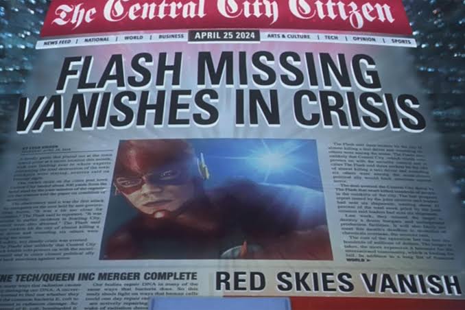 FlashLegacyBR's tweet photo. E FINALMENTE CHEGOU O DIA!!!!

Hoje na linha do tempo original do Arrowverse o Flash desapareceu durante a Crise.

E Hoje é o único dia em que você pode dar RT no jornal do futuro https://t.co/Mu3WfndY6j