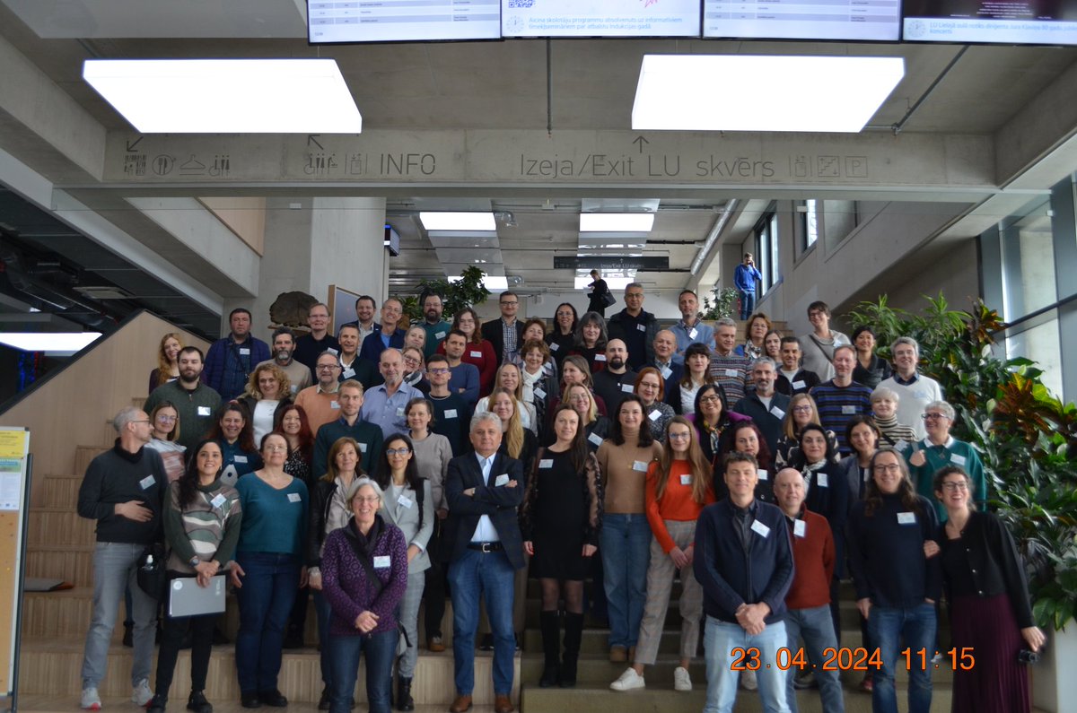 MicGeo NEWs. Inspiring start of the Cost Action ROOT-BENEFIT in Riga. Met many New colleagues. From 30 EU countries. 
#microbes #crops #planthealth #agriculture #Sustainability #microbiomes 
root-benefit.eu
@zalf_leibniz
@INRAE_France and more...