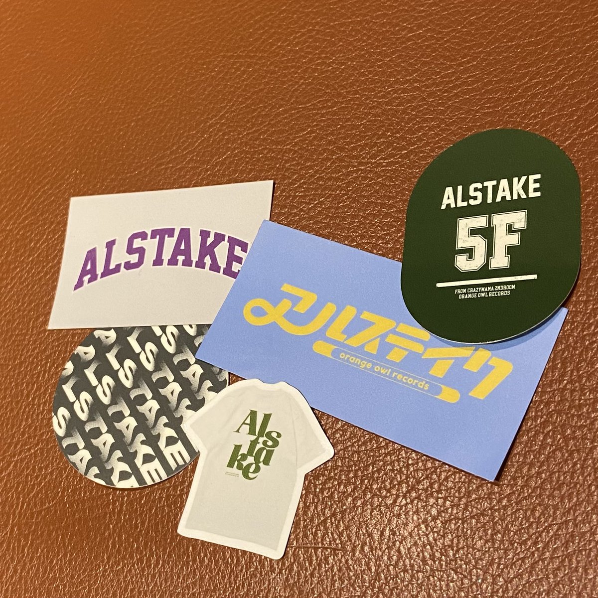 new item 】 ○ステッカー5種set ② (¥500) 新しいデザインの