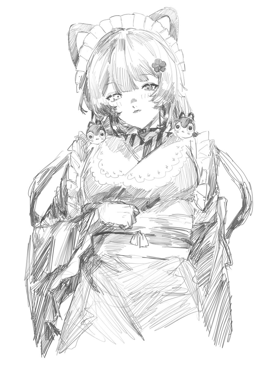 何描いていいか分からない時はとこちゃんを描きます☺️ 