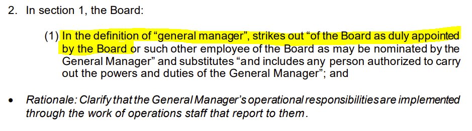 City Legal recently tried to fundamentally change the definition of the Park Board General Manager to NOT be appointed by the Board. This was rolled in with the Temporary Sheltering bylaw amendments. #vanpoli @fumano