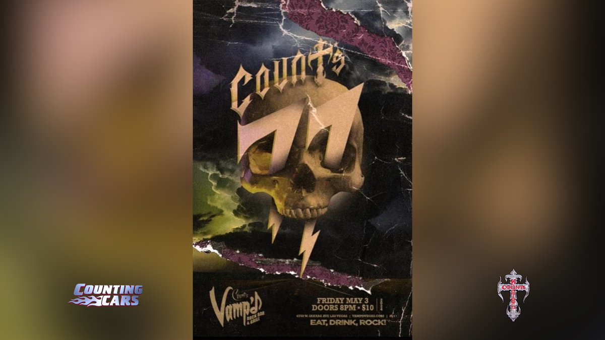 Get ready to rock, Vegas! @VampdVegas is set to have another awesome lineup of metal tribute shows this weekend. Then be sure to come back next weekend to see @DannyCountKoker and the mighty @COUNTS77 rock the house! #lasvegas #countskustoms #vampdvegas #counts77 @CountsKustoms_S