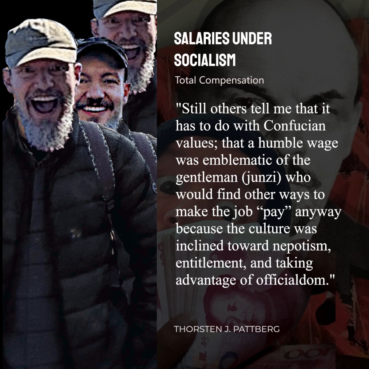 pattbergfiles's tweet photo. Confucian junzi and officialdom | Salaries under Socialism | Pattberg Quotes 🇨🇳🤤https://t.co/YnLeyIlZk6 https://t.co/LpM5sTMjIR