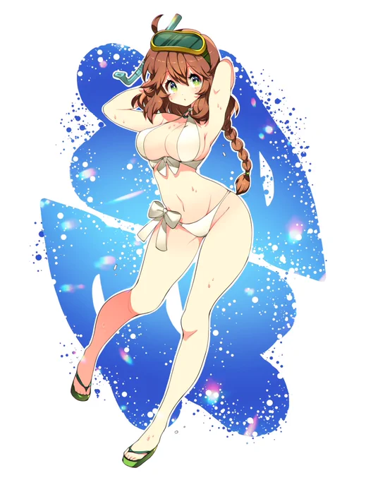 暑いので、水着フィリちゃん(2022) 