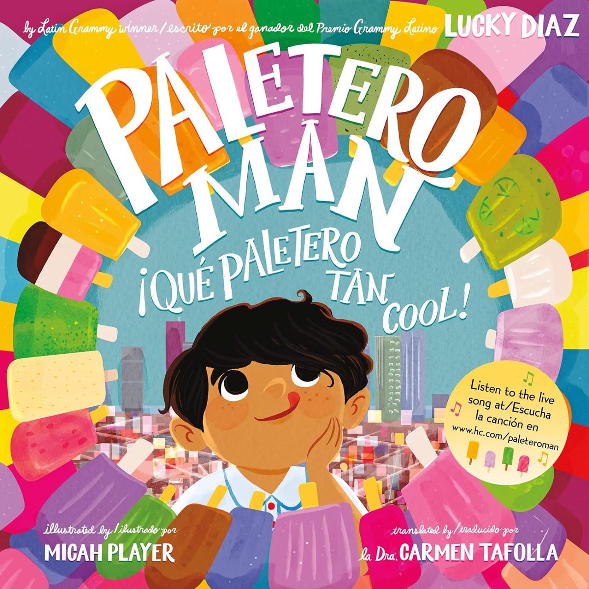 A3: The students in my dual language classroom love this bilingual book with its vibrant pictures. I love that it celebrities the strength of community and the taste of summer.