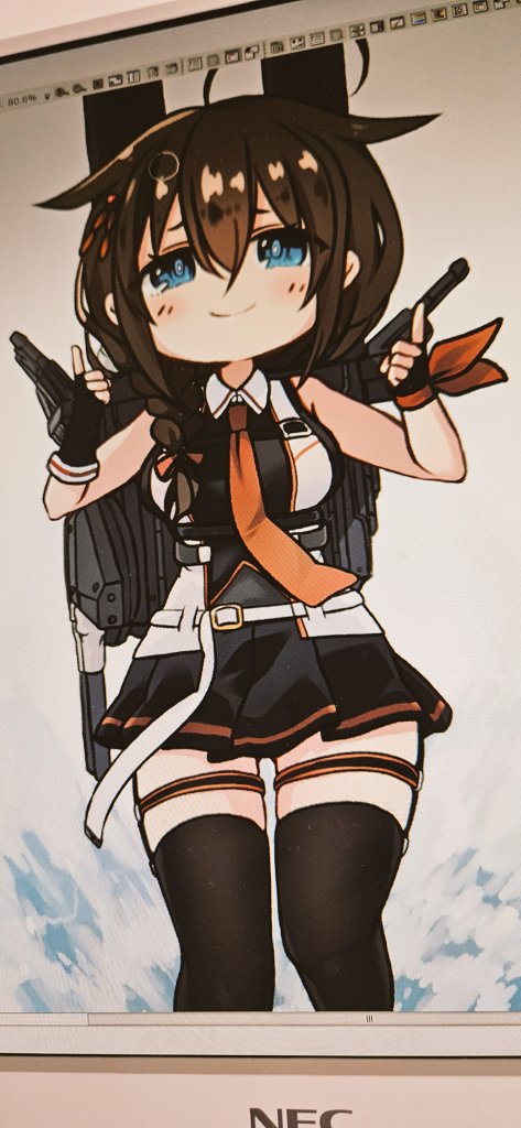 Daisonnya's tweet photo. ムチエチな時雨ちゃん描けたよ https://t.co/TU8AKvghv2
