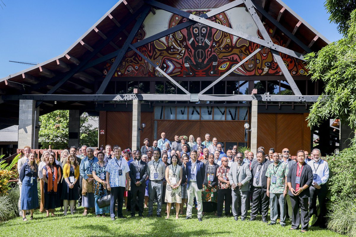 An honor to speak at the Pacific Tripartite High-Level Dialogue on #DecentWork & #2050Strategy, hosted by @ILOPasifika & @ForumSEC. I urged Pacific govts & stakeholders to join the global coalition for social justice, a key initiative to advance #SDGs & #DecentWork in the Pacific