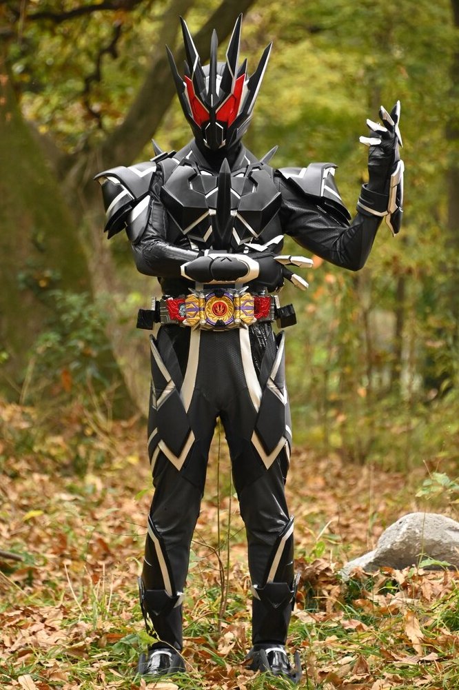 You know the real irony behind the suit is that there's more Kamen Rider Zaia in it than Ark itself 😂