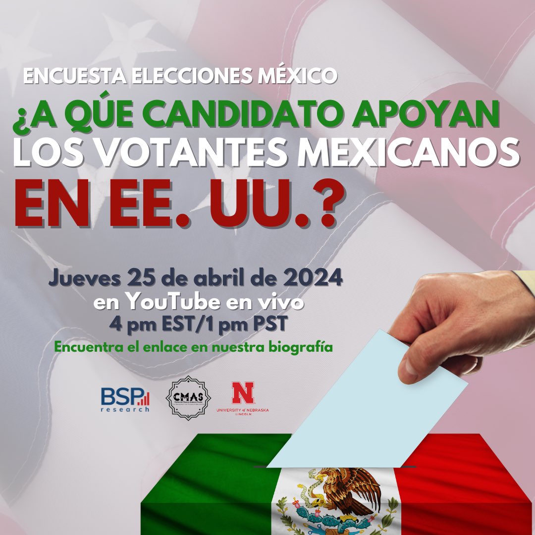 Jorge Ramos presenta los resultados al público y a la prensa de la primera encuesta en Estados Unidos para las próximas elecciones presidenciales de México. Se trata del mayor sondeo realizado entre votantes mexicanos residentes en el extranjero. #HablaConUnivision