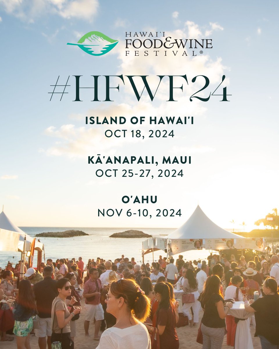 We’re just two weeks away from unveiling our events for #HFWF24 this Oct 18-Nov 10! Expect an incredible lineup of chefs, winemakers, and mixologists. Tickets go on May 7 at hfwf.me! Follow us
@hifoodwinefest
on Instagram for updates! 🍽️📷 #TasteOurLoveForTheLand