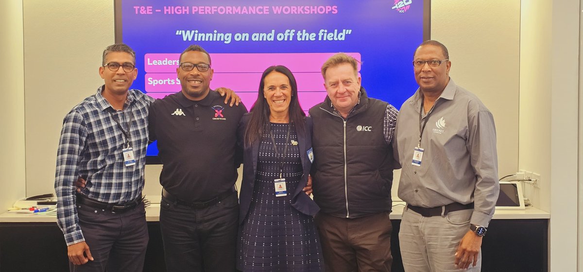 🏏🏏🏏 Sumamente felices por esta designación de ICC. Un reconocimiento a todos los que formaron parte la actividad.