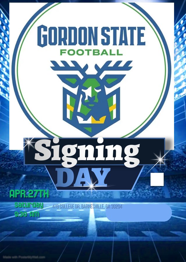 Official signing day Saturday April 27th 9:30 Am  if your still looking for a home come see us 419 college drive Barnesville ga 30204 #highlanderway #4THEG