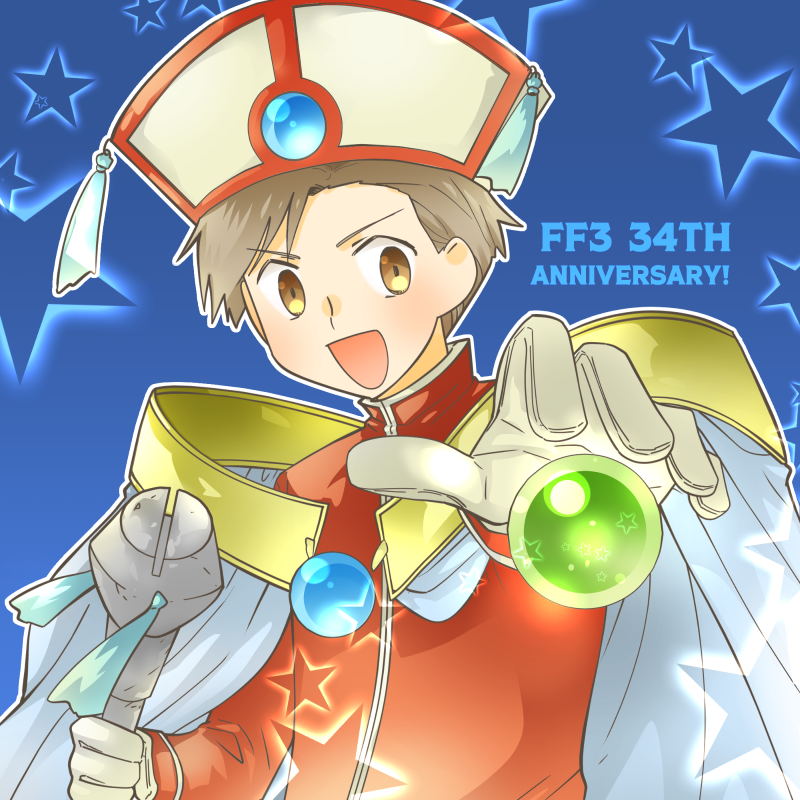 FC版FF3＊34周年おめでとうございます〜！🎂
今年は賢者！
#FF3_34th_anniversary
