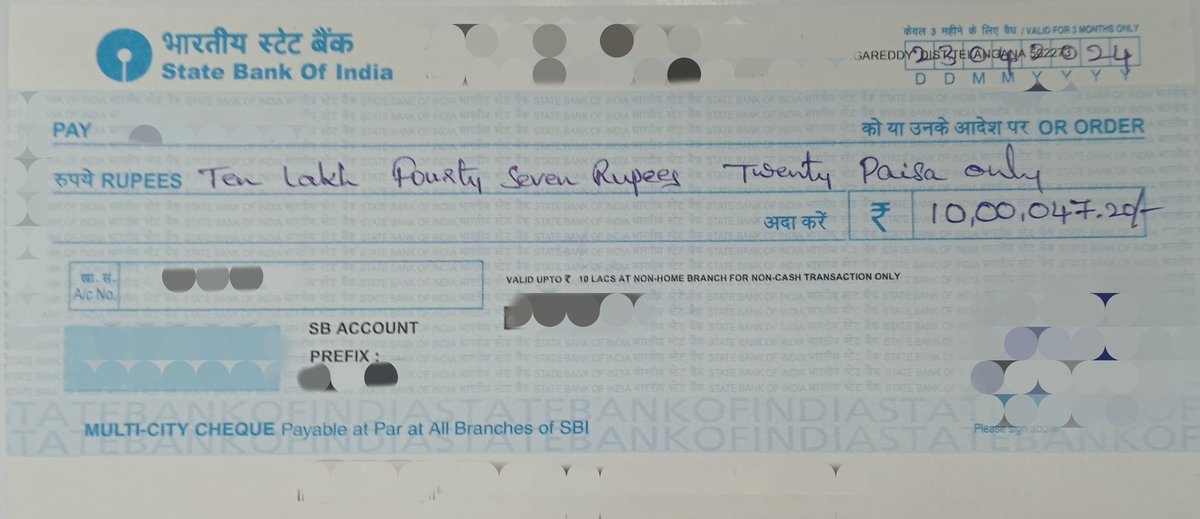 Chinnammi health problem ni dhrushti lo vunchukuni in emergency yedhainaa vasthe appatikappudu ibbandhi avuddhani dhaachina money urgent kaavaalani ReemaAkka vaallu intiki vachhi adigesariki aalochinchakundaa Chinnammi monna ready pettina cheque ninna bank time lo rtgs chesaanu🙄