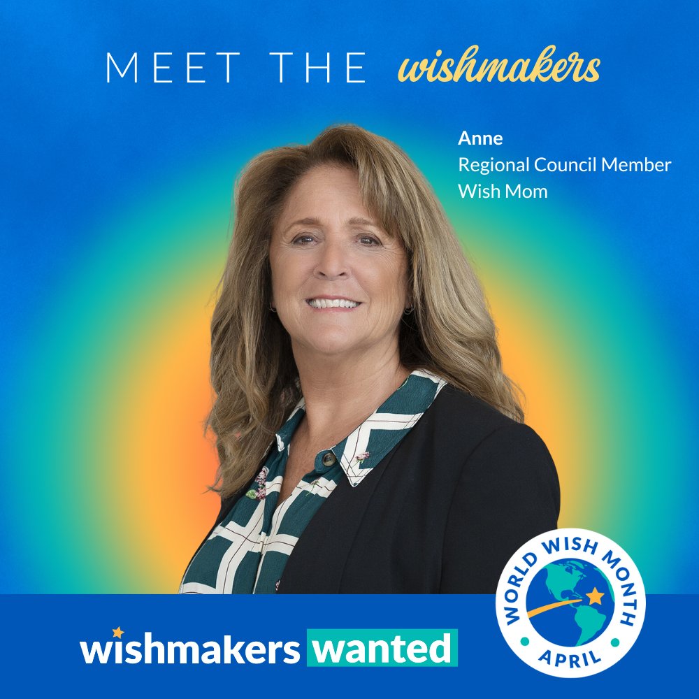 🌟 Meet #WishMaker Anne 🌟
As a wish mom and a Regional Council Member, Anne used her passion &amp; connections to help make Holden's wish possible. We are inspired by WishMakers like her who are changing the lives of our wish kids.
