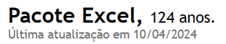 TNC O INFOJOBS BOTOU MEU NOME COMO 'PACOTE EXCEL' e eu to com 124 anos. Que desgraça
como que muda?