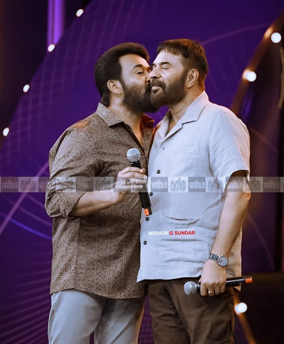 Best actor @mammukka for #KaathalTheCore
Two legends clicked 🤩🤩 in Vanitha awards 2024 .
Awesome year and more for Ikka 💥💥
#Mammootty @Mohanlal