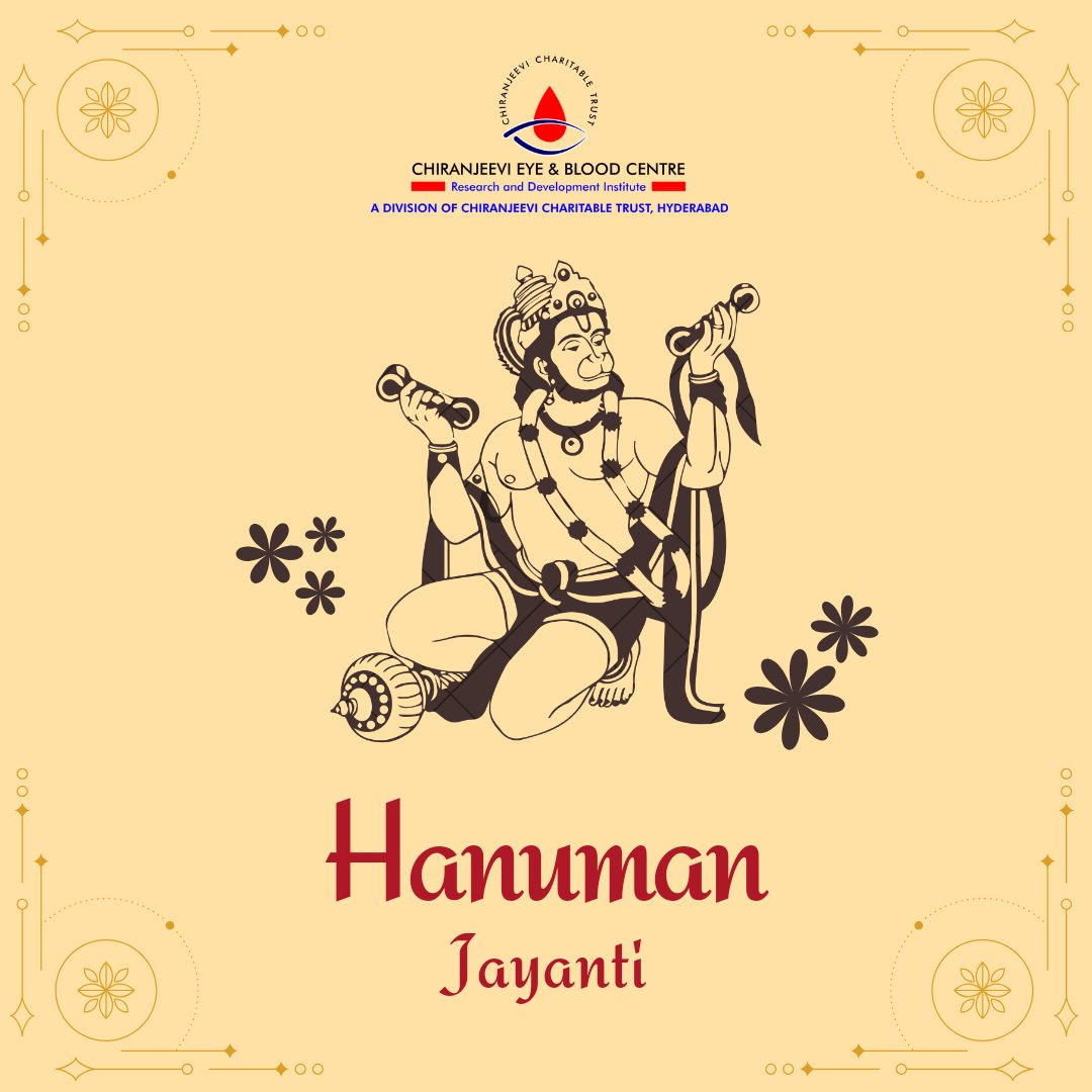 Happy Hanuman Jayanti! Let's celebrate Lord Hanuman's devotion and strength. . . . . #HanumanJayanti