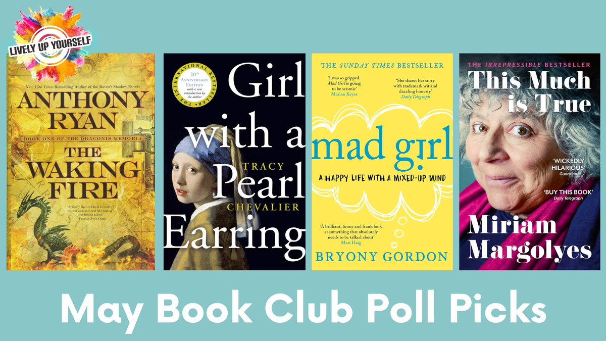 📚Lively Up Yourself May Book Club - Vote Now!📚 ❎Voting is open for the @BDCFT May book club book choice until 5pm Thur 25 April, and registration for the LUY May Book club will open as soon as voting closes. 🔗Click the link to make your choice: bit.ly/3xOnK3J #BDCFT