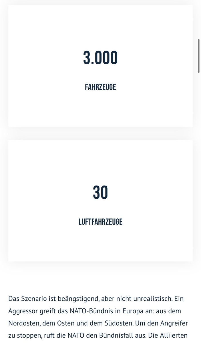 Wieviel Co2 wird die grösste Militärübung #Quadriga24 ausstossen? 

Und warum wird diese Übung in Zeiten von einer angeblichen Klimakatastrophe, wo jedes Co2-Molekül wichtig ist, vergrössert und nicht auf das Nötigste geschrumpft?   🤷‍♂️
