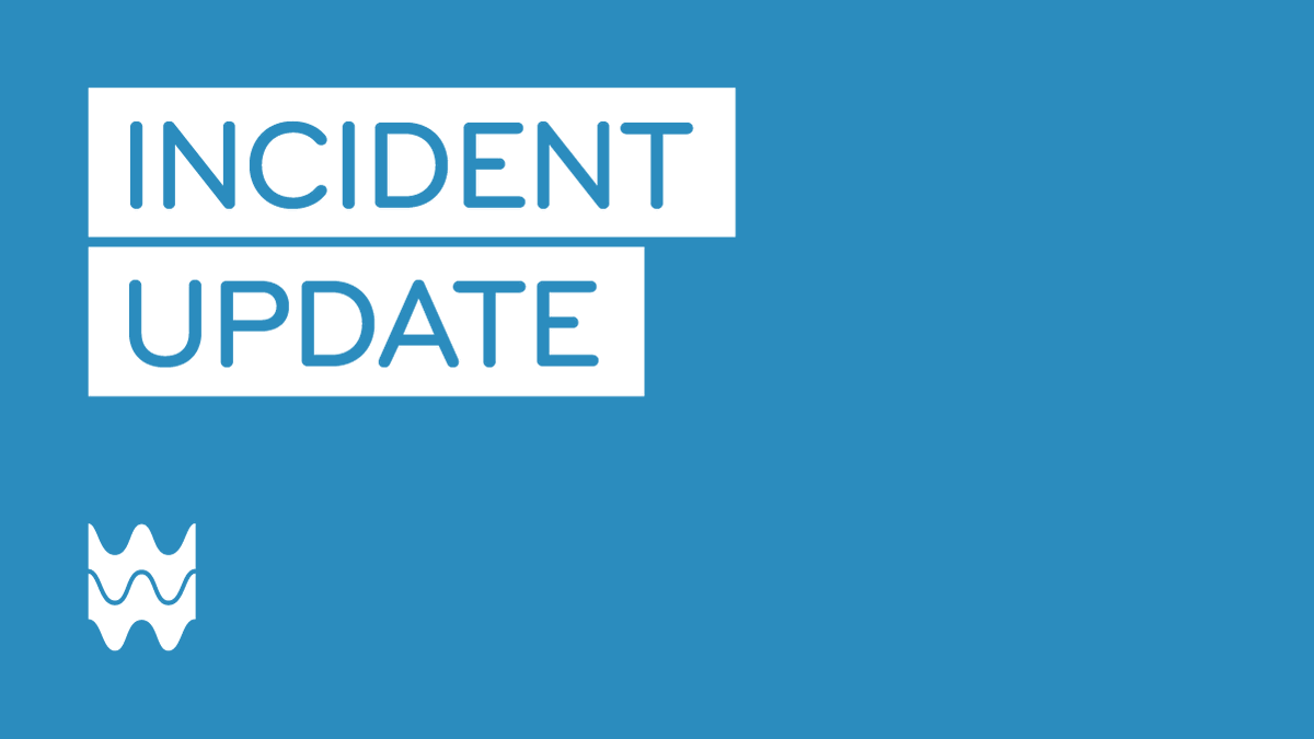 We’ve been working overnight on the burst main by Brecon Road, Abergavenny. We’ve managed to restore some water supplies by using tankers and reconfiguring our local drinking water network. Some areas in the town may still be without water supplies as this repair continues.