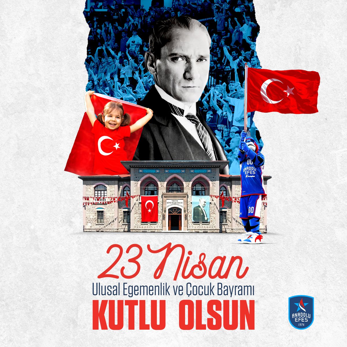🇹🇷 Gazi Mustafa Kemal Atatürk'ün geleceğin umudu olan tüm dünya çocuklarına armağan ettiği #23Nisan Ulusal Egemenlik ve Çocuk Bayramı kutlu olsun! #BenimYerimBurası