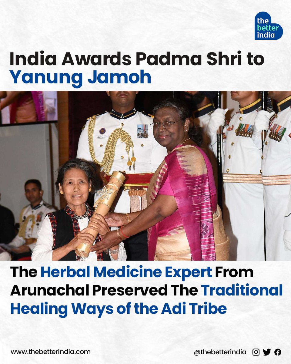 “I have been treating patients for the last 30 years. I am very happy to be honoured with this prestigious award,” Yanung Jamoh Lego told PTI.

#PadmaShri #PadmaAwards2024 #Inspiring #RealHeroes #Respect #GoodNews

[Yanung Jamoh Lego, Padma Shri Awards 2024, Arunachal Pradesh]