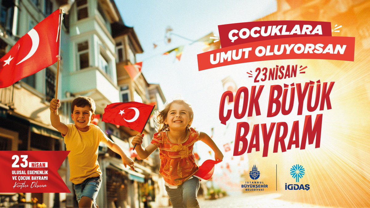 Çocuklara Umut Oluyorsan 23 Nisan Çok Büyük Bayram…

Ulu Önder Mustafa Kemal Atatürk başta olmak üzere Türkiye Büyük Millet Meclisi’ni kuran aziz kahramanlarımızı minnetle anıyoruz.

Atamızın dünya çocuklarına armağanı olan 23 Nisan Ulusal Egemenlik ve Çocuk Bayramı kutlu olsun!