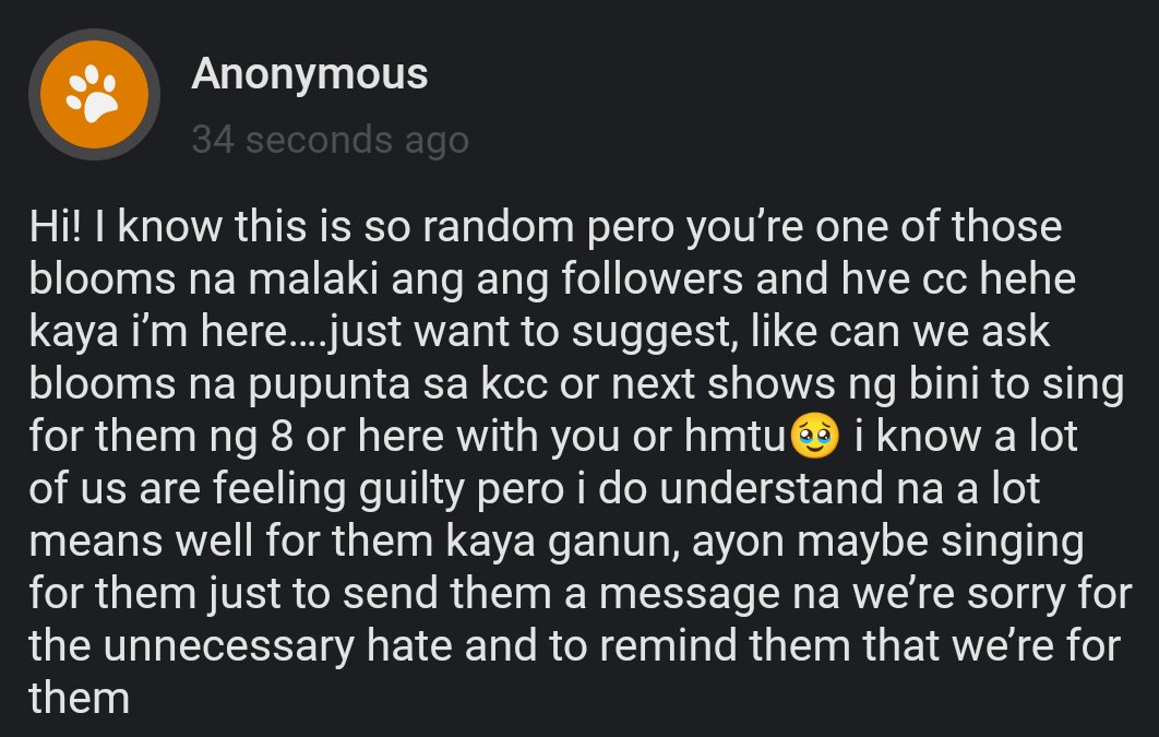 banter_po's tweet photo. guys nagpapatayo ng bloom choir si anon eme pero suggestion daw sa team live sana mapansin https://t.co/aTgaZ24FXx
