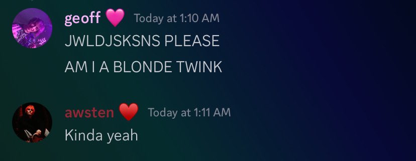 FakeAwstenOOC's tweet image. I feel like I should be offended -🩷