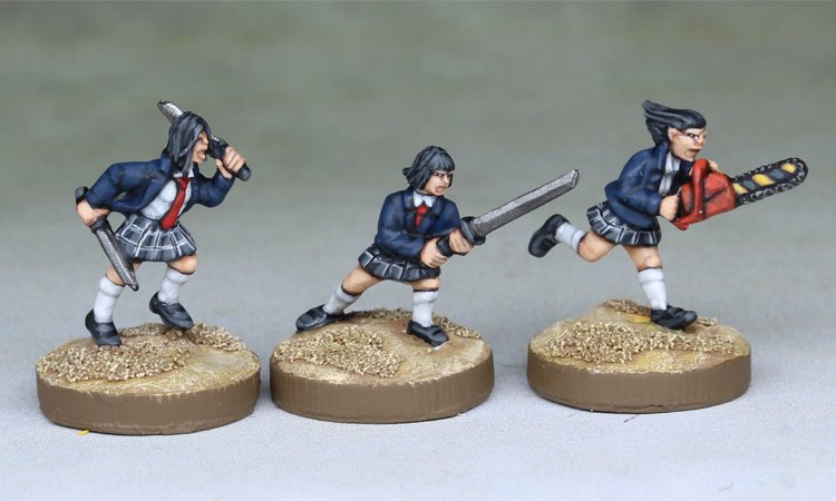 15mm School Girl Zombie Hunters from Gladiator Miniatures

#paintingminis #wargaming #paintingminiatures #minipainting #miniaturepainting