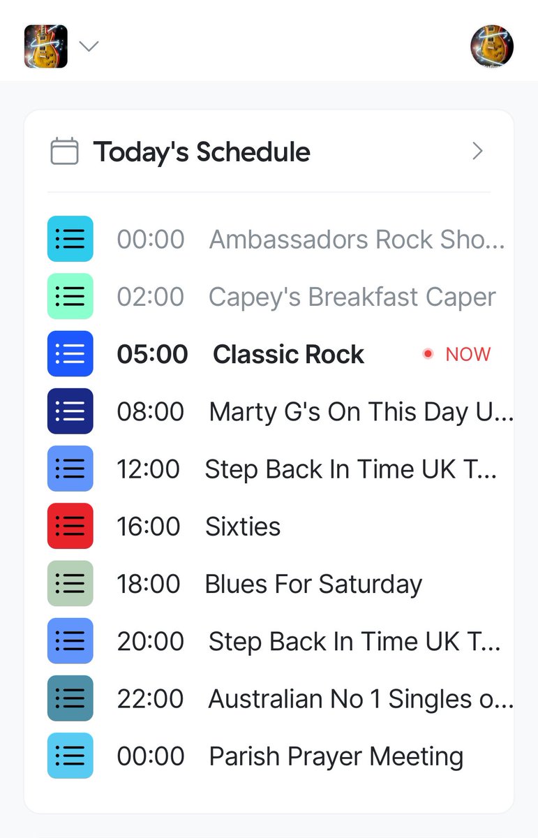 Good morning everyone. Check out today’s schedule on CMRSradioone.com for today. At 8am, we have the wonderful Marty G. At 12 noon I return with the Step Back In Time Show where we look at the U.K. Top 20 for 1994.