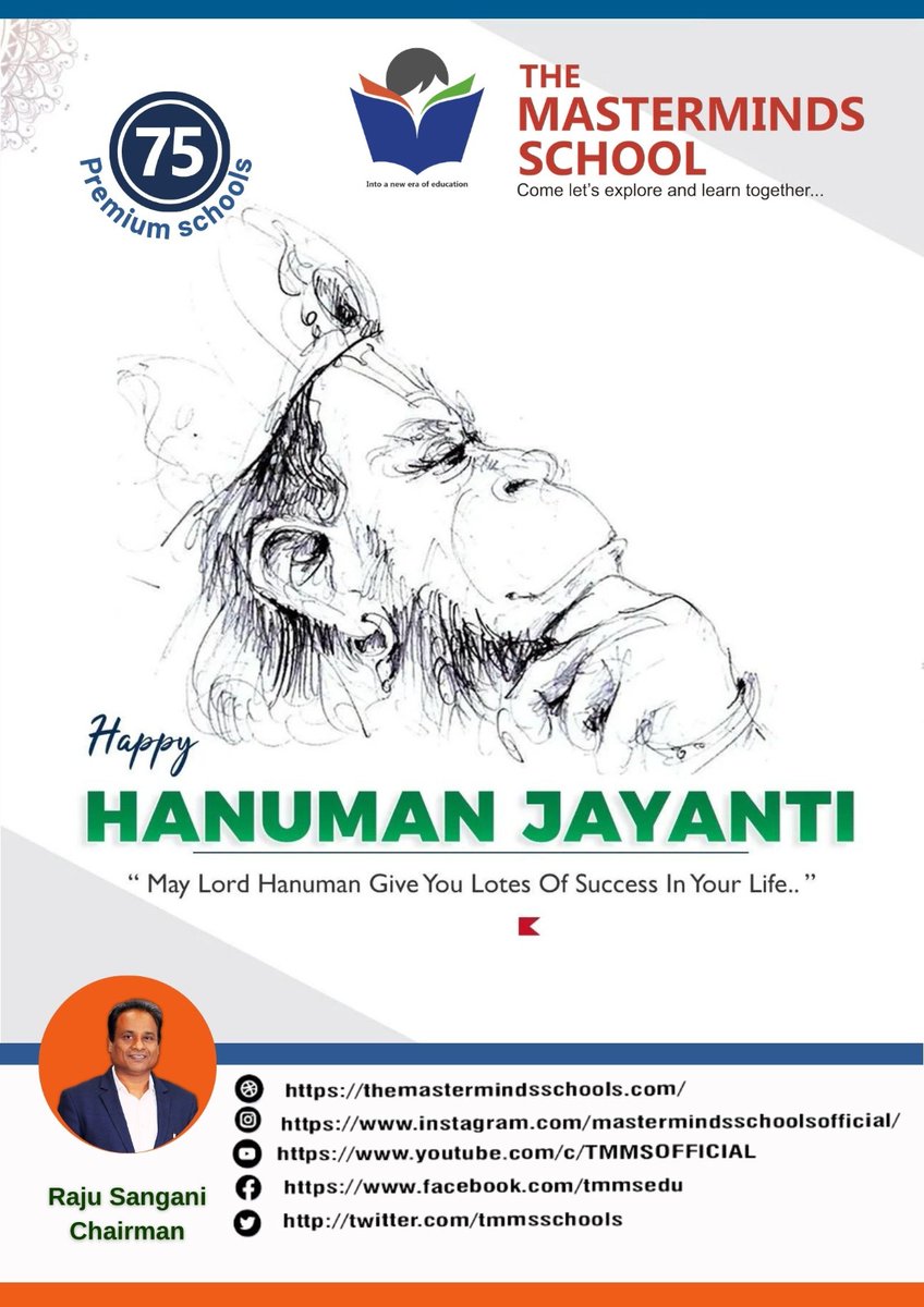 Happy Hanuman Jayanti🙏
#TheMastermindsSchool#BestSchoolilnTelangana#HolisticEducation#Themastermindsschoolofficial.