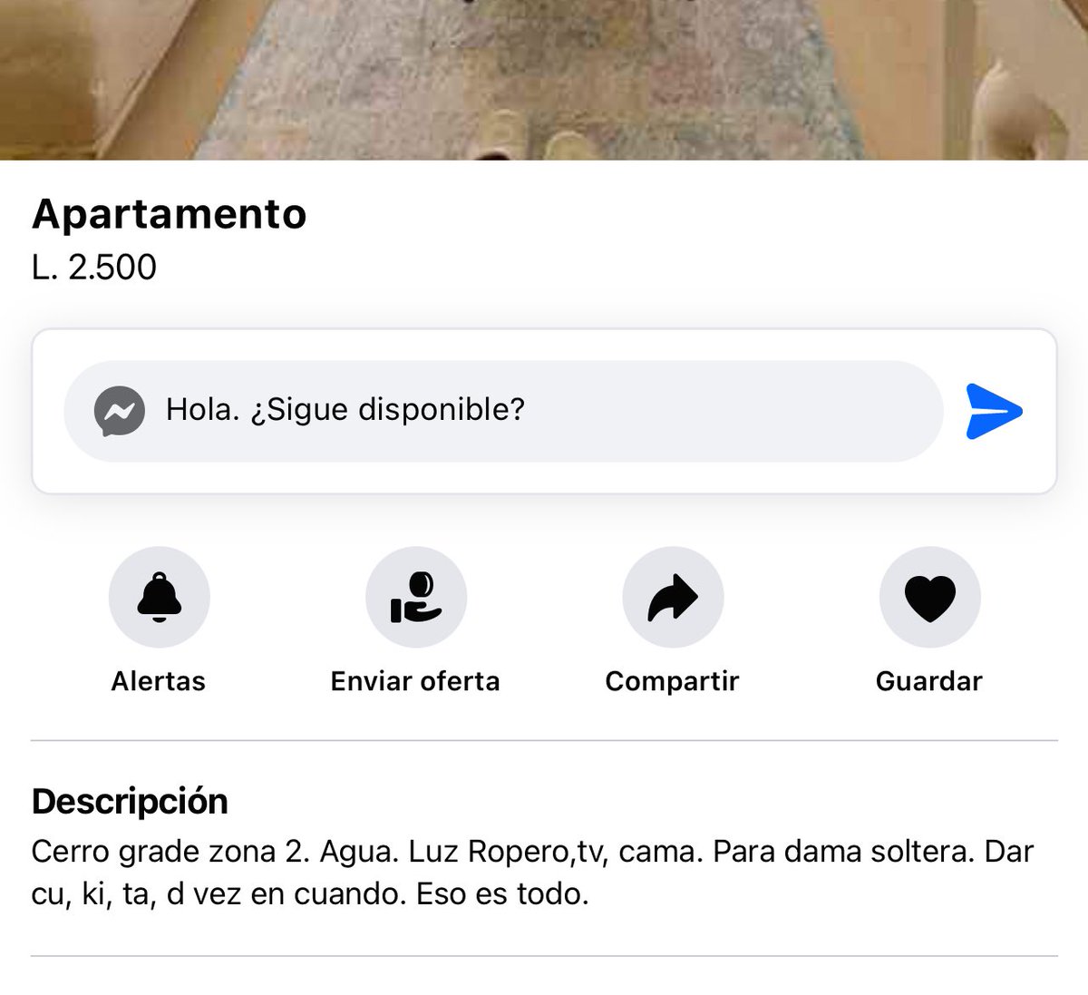 ZuryRey's tweet photo. las cosas que se encuentra uno en marketplace 🤣 https://t.co/Je9ILH8S6M