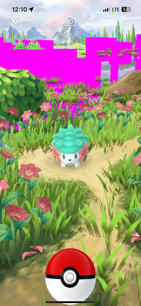 @NianticHelp what’s this? Complete ruin the shiny Shaymin 🥲🥲