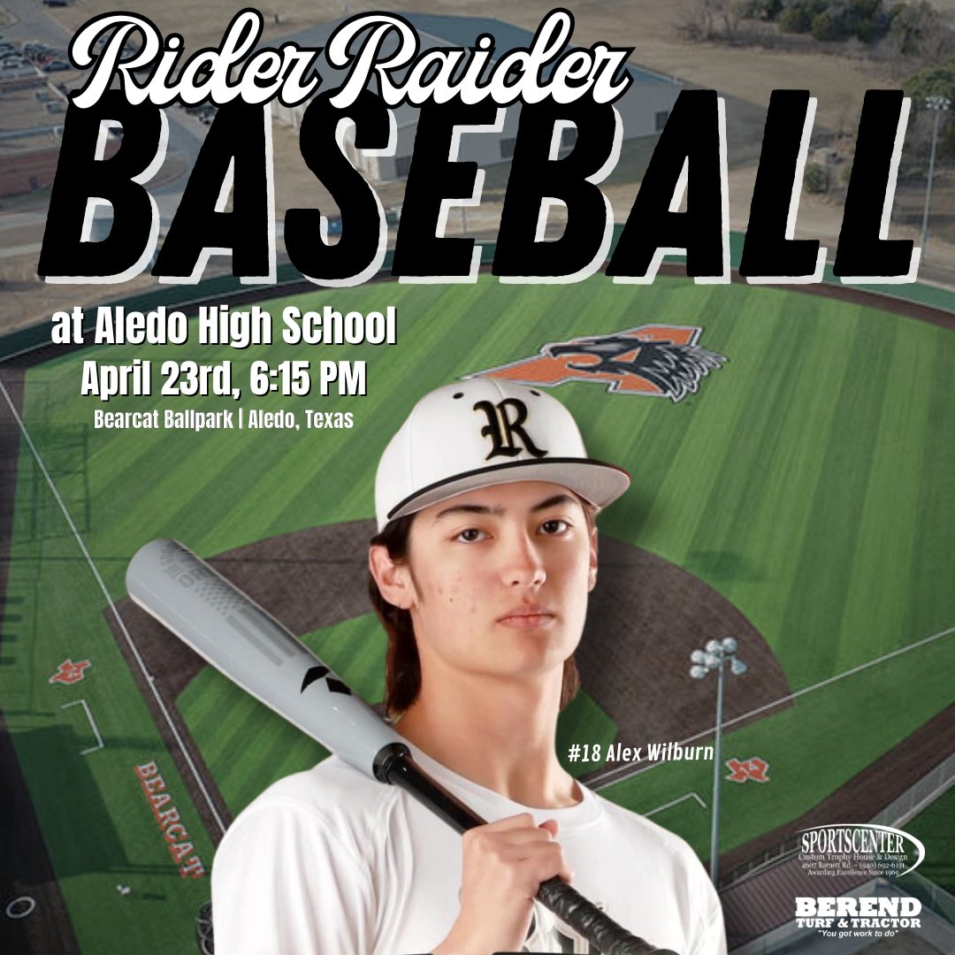 Baseball Tonight!

Raiders hit the road to take on Aledo...Tune in at 6:15 to catch the action!

ROHOSportsNetwork.com

#ROHO | #OFOT | #Team62