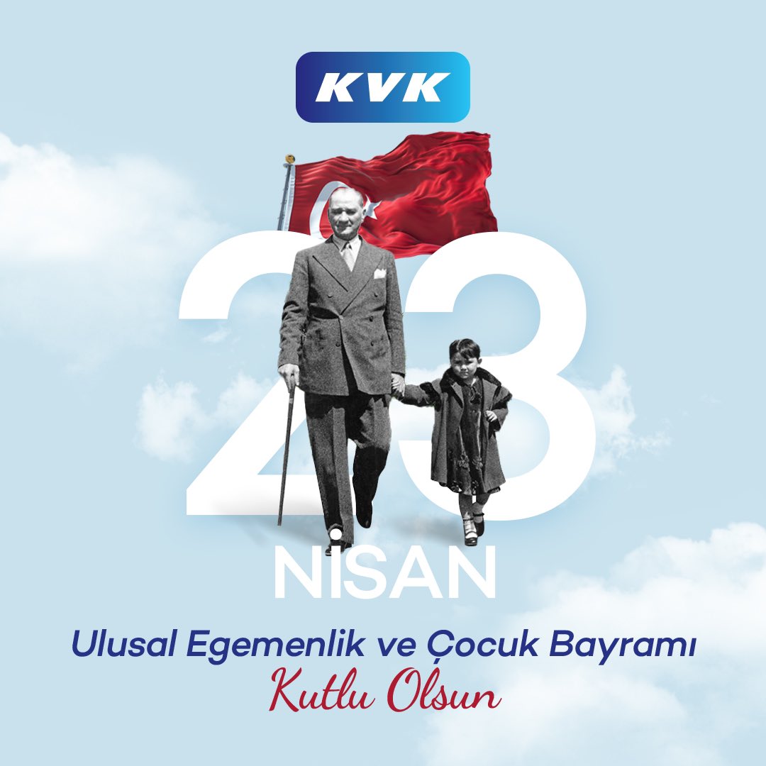 Ulu Önder Mustafa Kemal Atatürk’ün tüm dünya çocuklarına armağan ettiği Ulusal Egemenlik ve Çocuk Bayramı Kutlu Olsun! 🇹🇷