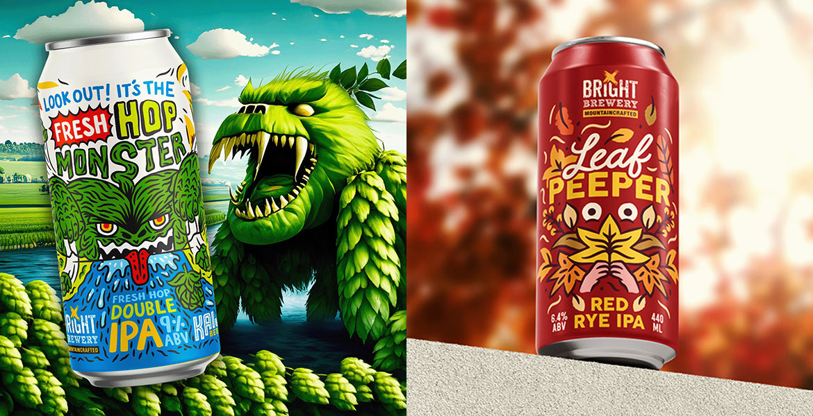 During the recent hop harvest, Bright Brewery invited their mates at KAIJU to the High Country to source the freshest hops from the fields for Fresh Hop Monster. It's joined by an favourite of Bright's that also celebrates this time of year, Leaf Peeper. craftypint.com/beer/10604/bri…